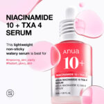 سرم ضد لک نیاسینامید و ترانگزامیک اسید آنوا Anua Niacinamide 10% + TXA 4% Dark Spot Correcting Serum - Image 4